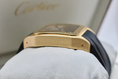 Cartier Santos 100 XL 18ct Yellow Gold Watch W20071Y1 | Box & Papers