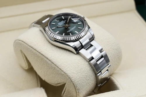 Rolex Datejust 31mm Midsize Stainless Steel Mint Green Watch 278274 | 2023 B&P
