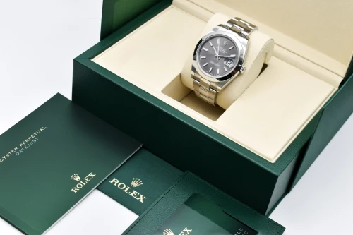 Rolex Datejust 41 Stainless Steel Rhodium Dial 126300 | 2026 Unworn