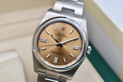 Rolex Oyster Perpetual 36 Stainless Steel White Grape Watch | 2017 Box & Papers
