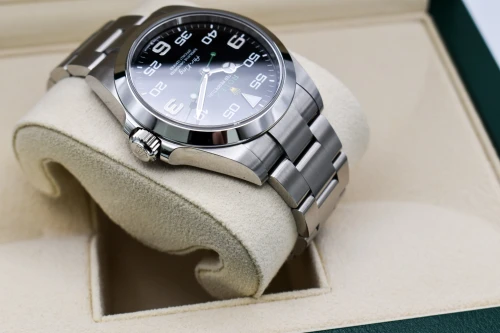 Rolex Air-King Stainless Steel Black Dial Watch 126900 | 2022 B&P