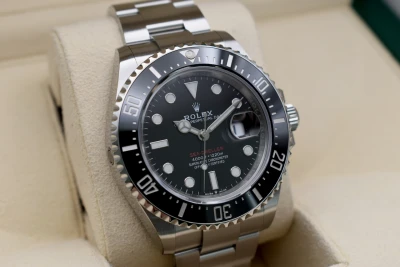 Rolex Seadweller 43 Stainless Steel 'BIG RED' Watch 126600 | 2021 Box & Papers