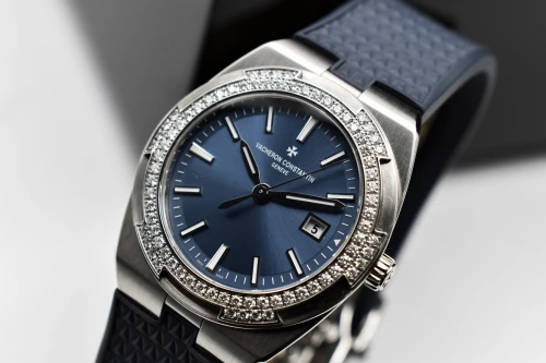 Vacheron Contstantin Overseas Ladies Stainless Steel Diamond Watch 1205V/100A-B590 | B&P