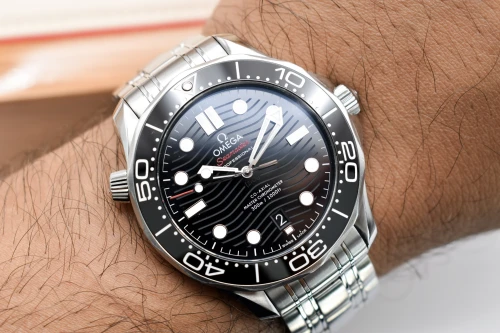 Omega Seamaster Stainless Steel Black Dial Watch 210.30.42.20.01.001 | 2026 Unworn