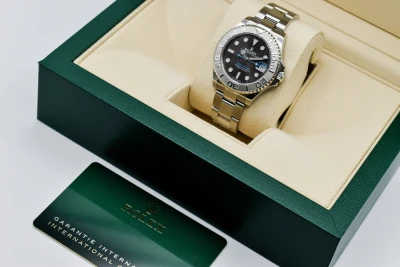 Rolex Yachtmaster 37 Stainless Steel Slate Dial Watch 268622 | 2020 B&P