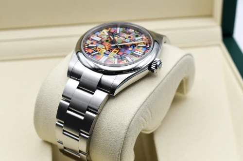 Rolex Oyster Perpetual Stainless Steel Jubilee-Motif Dial Watch 134300 | 2026 B&P