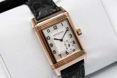 Jaeger LeCoultre Reverso Grand Reserve 8 Day Rose Gold Watch Q3012420