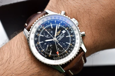 Breitling Navitimer 46 Chronograph Stainless Steel Watch A2432212 | Box & Papers