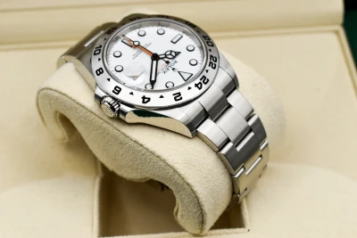 Rolex Explorer ll Stainless Steel White Dial Watch 226570 | 2026 Unworn