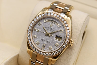 Rolex Day-Date Tridor 39mm Meteorite Dial 18948 | Box & Papers