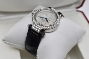 Cartier Pasha White Gold Diamond Set Watch WJ123221 | 2008 Box & Papera