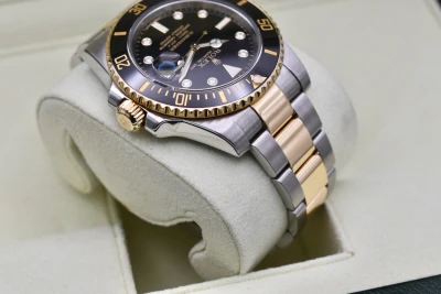 Rolex Submariner Black Diamond Serti Dial Watch 116613LN | 2011 Box & Papers