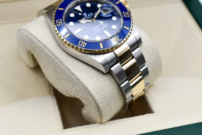 Rolex Submariner Stainless Steel & 18ct Gold Blue Dial Watch 126613LB | 2025