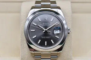Rolex Datejust 41 Stainless Steel Rhodium Dial Watch 126300 | 2023 Box & Papers