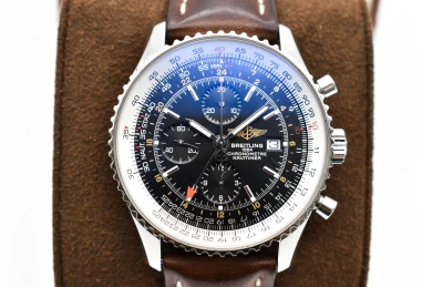 Breitling Navitimer 46 Chronograph Stainless Steel Watch A2432212 | Box & Papers