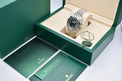 Rolex GMT Master 2 'Bruce Wayne' Stainless Steel Watch 126710GRNR | 2024 Unworn