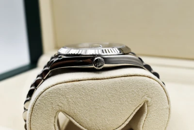 Rolex Day-Date 40 White Gold Black Baton Watch 228239 | 2024 B&P