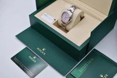 Rolex Oyster Perpetual Stainless Steel 31mm Candy Pink Watch 277200 | 2026