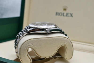 Rolex Datejust 41 Black Baton Stainless Steel Watch 126334 | 2026 Unworn