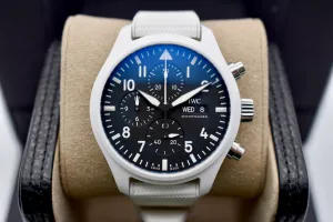 IWC Pilots Chronograph Lake Tahoe Watch IW389105 | 2023 Box & Papers