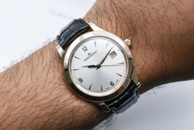 Jaeger LeCoultre Master Control 18ct Rose Gold Watch 147.2.37.S | Box & Papers