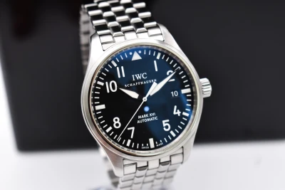 IWC Pilots Mark XVI Stainless Steel Watch IW325504 | Box & Papers 