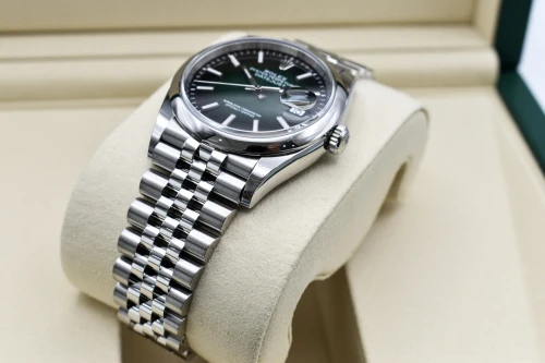 Rolex Datejust 36mm Stainless Steel Green Ombre Watch 126200 | 2026 Unworn