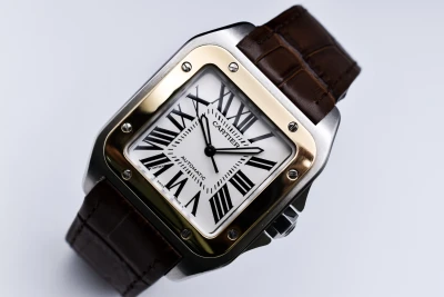 Cartier Santos 100 XL 38mm Steel & 18ct Gold Watch 2656 | 2016 Papers
