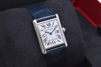 Cartier Large Tank Must Stainless Steel Watch WSTA0109 | 2025 Box & Papers