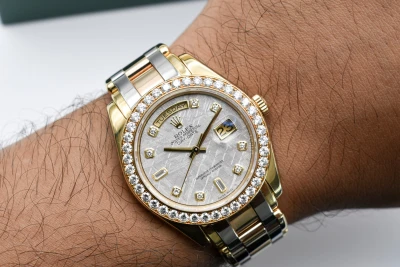 Rolex Day-Date Tridor 39mm Meteorite Dial 18948 | Box & Papers