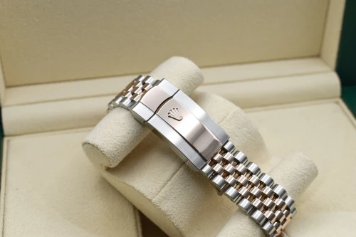 Rolex Datejust 41 Stainless Steel & Rose Gold Motif Dial Watch 126331 | B&P