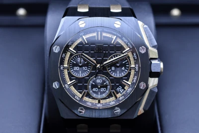 Audemars Piguet Royal Oak Offshore 18k Gold & Ceramic Watch 26420CE.OO.A127CR.01