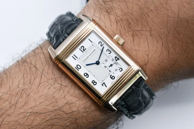 Jaeger LeCoultre Reverso Grand Reserve 8 Day Rose Gold Watch Q3012420