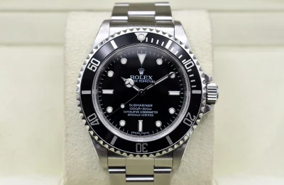Rolex Submariner 4 Liner Non Date Stainless Steel Watch 14060M | B&P