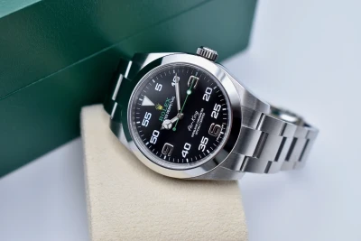 Rolex Air-King Bloodhound Stainless Steel Watch 116900 | 2020 Box & Papers