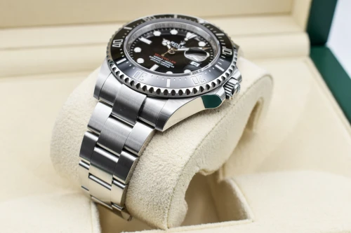 Rolex Seadweller 43 Stainlesss Steel Black Dial Big Red Watch 126600 | B&P
