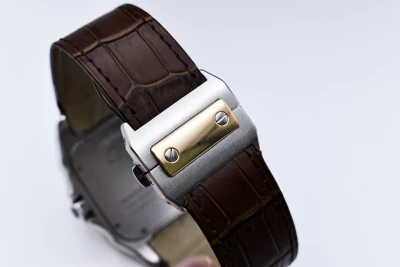 Cartier Santos 100 XL 38mm Steel & 18ct Gold Watch 2656 | 2016 Papers