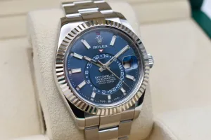 Rolex Skydweller Stainless Steel Blue Dial Watch 326934 | 2021 Box & Papers