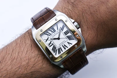 Cartier Santos 100 XL 38mm Steel & 18ct Gold Watch 2656 | 2016 Papers