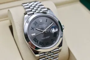 Rolex Datejust 41 Stainless Steel Wimbledon Watch 126300 | 2026 Unworn