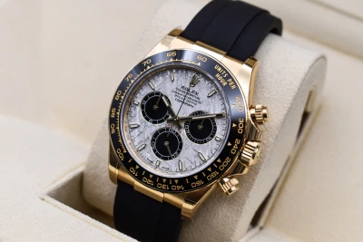 Rolex Daytona Oysterflex Meteorite 18k Gold Watch 126518LN | 2025 Unworn