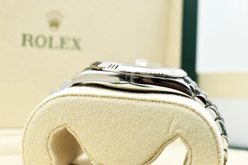 Rolex Datejust 41 Mint Green Stainless Steel Watch 126334 | B&P
