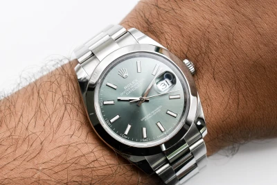 Rolex Datejust 41mm Stailess Steel Mint Green Watch 126300 | 2025 B&P