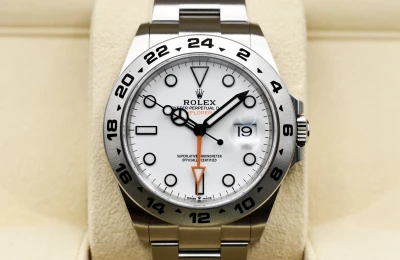 Rolex Explorer ll Stainless Steel White Dial Watch 226570 | 2026 Unworn