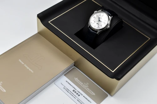 Jaeger LeCoultre Master Geographic Stainless Steel Watch Q1428530 | 2022 B&P