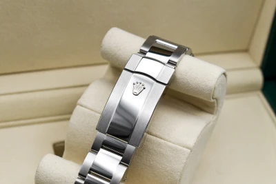 Rolex Datejust 41 Stainless Steel Blue Baton Watch 126300 | 2026 Box & Papers
