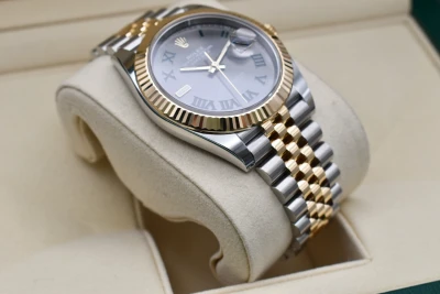 Rolex Datejust 41 Steel & 18k Gold Wimbledon Dial Watch 126333 | 2025 B&P