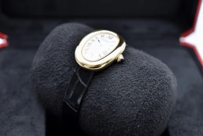 Cartier 18k Yellow Gold Baignoire Ladies Watch WGBA0042 | 2026 Unworn