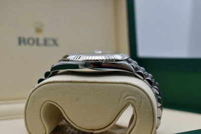 Rolex Datejust 41 Black Baton Stainless Steel Watch 126334 | 2026 Unworn