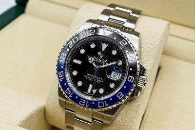 Rolex GMT Master ll Batman Stainless Steel 40mm Watch 116710BLNR | Box & Papers